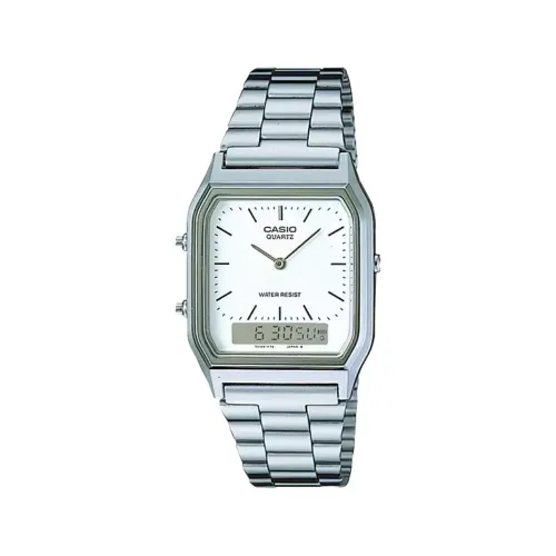 Casio AQ-230A-7DMQ Vintage Dual Time Chain Watch