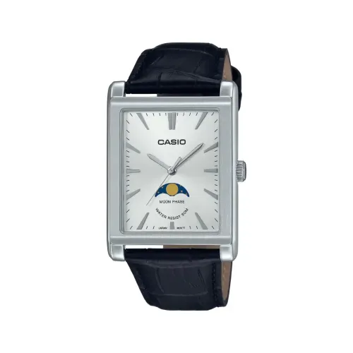 Casio MTP-M105L-7AVDF Moon Phase Leather Belt Analog Watch