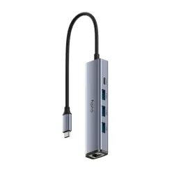 Cudy UH605 Multifunctional 5-In-1 Type-C Hub With Gigabit LAN Port Cudy UH605 Multifunctional 5-In-1 Type-C Hub With Gigabit LAN Port