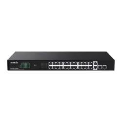 Tenda TEG1128P 24-Port Gigabit PoE+ 2SFP Unmanaged Switch