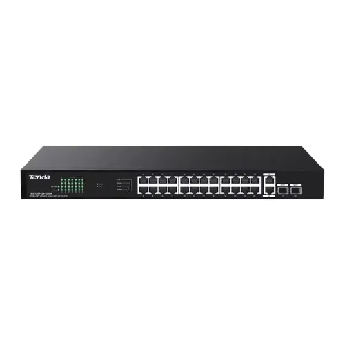 Tenda TEG1128P 24-Port Gigabit PoE+ 2SFP Unmanaged Switch