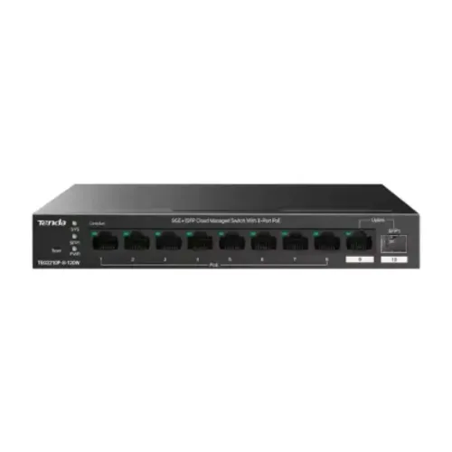 Tenda TEG2210P 8-Port 120W PoE 9GE+1SFP Cloud Managed Network Switch