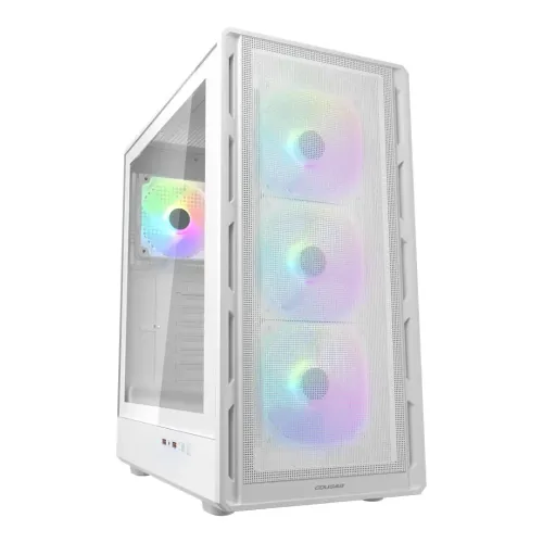 Cougar AIRFACE PURE RGB Mid Tower ATX Gaming Casing White Cougar AIRFACE PURE RGB Mid Tower ATX Gaming Casing White