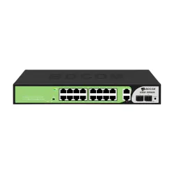 BDCOM S1500-16P2G2S 16-Port Gigabit Unmanaged PoE Switch BDCOM S1500-16P2G2S 16-Port Gigabit Unmanaged PoE Switch