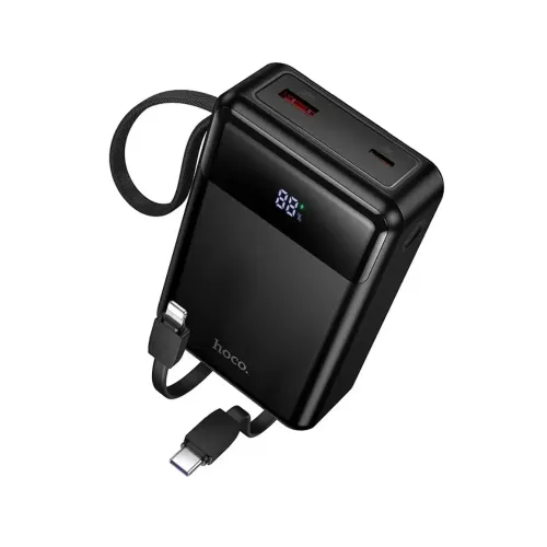 Hoco DYM12 20000mAh 22.5W Fast Charging Power Bank with Built-in Cables