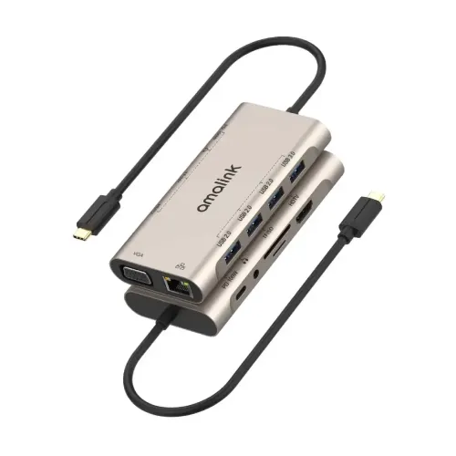 Amalink AL-9591A 11-in-1 Type-C Docking Station Amalink AL-9591A 11-in-1 Type-C Docking Station