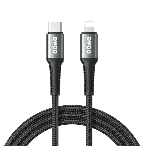 BWOO BO-X288C-L 27W 1M Type-C to Lightning Cable BWOO BO-X288C-L 27W 1M Type-C to Lightning Cable