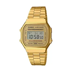 Casio A168WG-9WDF Vintage Illuminator Chain Digital Watch Casio A168WG-9WDF Vintage Illuminator Chain Digital Watch