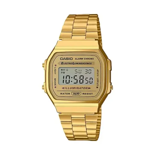 Casio A168WG-9WDF Vintage Illuminator Chain Digital Watch