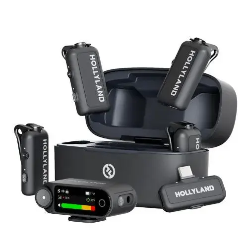 Hollyland Lark MAX 2 Combo Wireless Microphone for 4 Person Hollyland Lark MAX 2 Combo Wireless Microphone for 4 Person