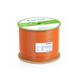 Solitine SOL6357-OR-SF 305 Meter Cat-6 SFTP Cable Box Solitine SOL6357-OR-SF 305 Meter Cat-6 SFTP Cable Box