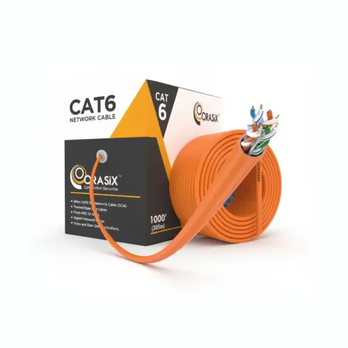 Orasix OS-SLN6M305-INO-CCA Cat6 305 Meter Indoor Network Cable Orange Orasix OS-SLN6M305-INO-CCA Cat6 305 Meter Indoor Network Cable Orange