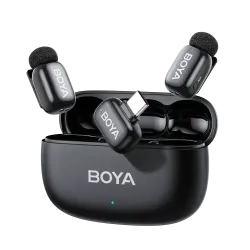 BOYA mini 2-02 Wireless Microphone System (TX-2, RX-1, With Case) BOYA mini 2-02 Wireless Microphone System (TX-2, RX-1, With Case)