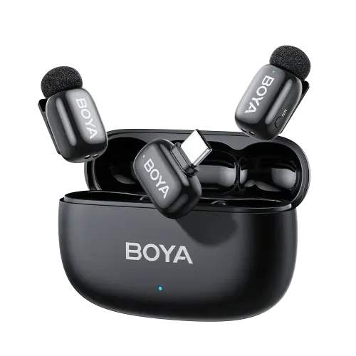 BOYA mini 2-02 Wireless Microphone System (TX-2, RX-1, With Case)