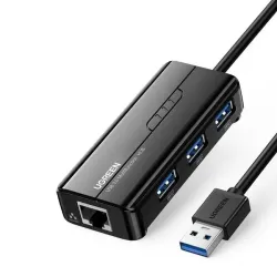 UGREEN USB 3.0 Hub with Gigabit Ethernet Adapter #20265 UGREEN USB 3.0 Hub with Gigabit Ethernet Adapter #20265