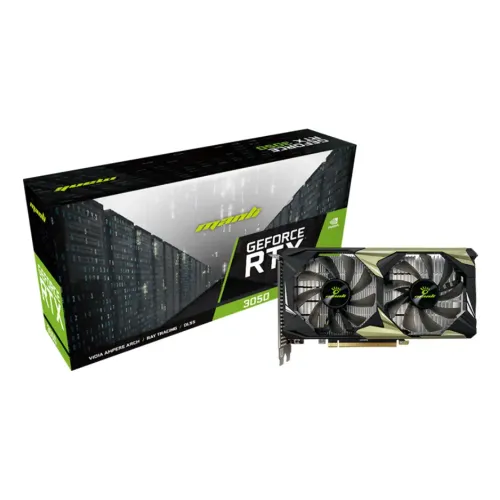 Manli GeForce RTX 3050 6GB Nebula Twin V2 GDDR6 Graphics Card Manli GeForce RTX 3050 6GB Nebula Twin V2 GDDR6 Graphics Card