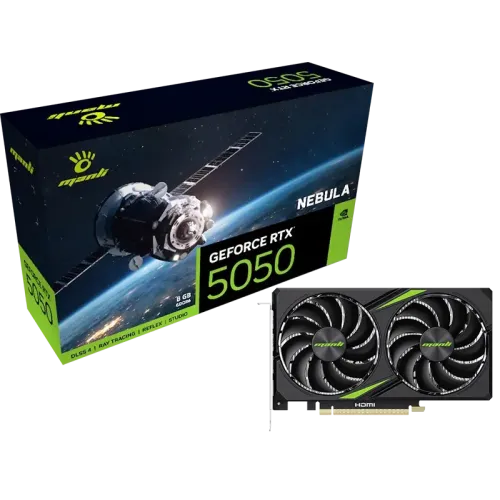 Manli Nebula GeForce RTX 5050 8GB GDDR6 Graphics Card Manli Nebula GeForce RTX 5050 8GB GDDR6 Graphics Card