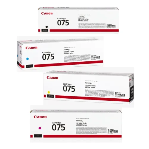 Canon 075 Color Laser Toner Cartridge (Full Set)