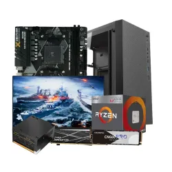 AMD Ryzen 3 3200G Budget Desktop PC With Monitor AMD Ryzen 3 3200G Budget Desktop PC With Monitor