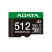 Adata SPEED PLUS 512GB UHS-I U3 V30 Class 10 microSDXC Card Adata SPEED PLUS 512GB UHS-I U3 V30 Class 10 microSDXC Card