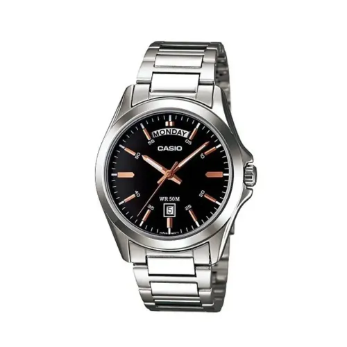 Casio MTP-1370D-1A2VDF Enticer Chain Analog Watch