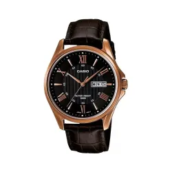 Casio MTP-1384L-1AVDF Enticer Leather Analog Watch Casio MTP-1384L-1AVDF Enticer Leather Analog Watch