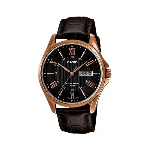 Casio MTP-1384L-1AVDF Enticer Leather Analog Watch