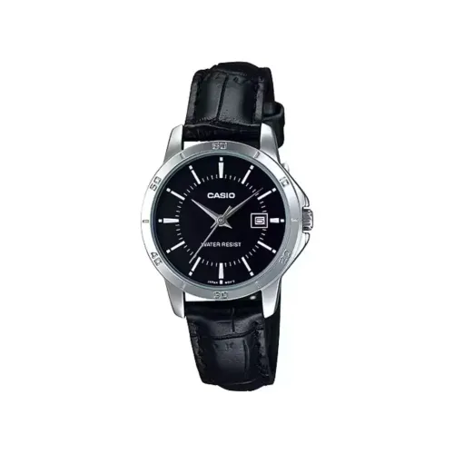 Casio LTP-V004L-1AUDF Leather Belt Ladies Analog Watch