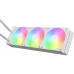Gamdias CHIONE E4-360 V2 WH 360mm ARGB AIO Liquid CPU Cooler With Display Gamdias CHIONE E4-360 V2 WH 360mm ARGB AIO Liquid CPU Cooler With Display