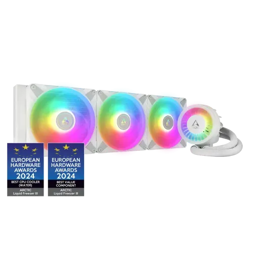Arctic Liquid Freezer III 420MM ARGB Liquid CPU Cooler White