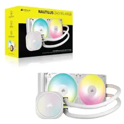 Corsair NAUTILUS 240 RS ARGB 240mm Liquid CPU Cooler White Corsair NAUTILUS 240 RS ARGB 240mm Liquid CPU Cooler White