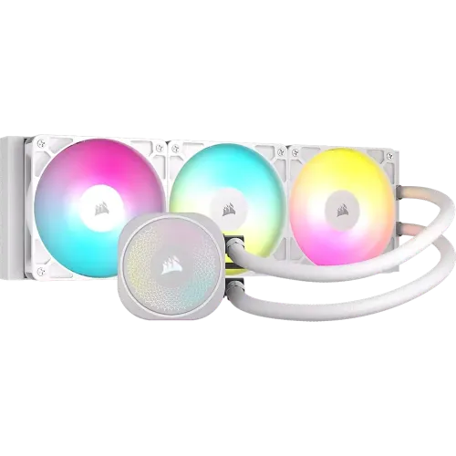 Corsair NAUTILUS 360 RS ARGB 360mm Liquid CPU Cooler White Corsair NAUTILUS 360 RS ARGB 360mm Liquid CPU Cooler White