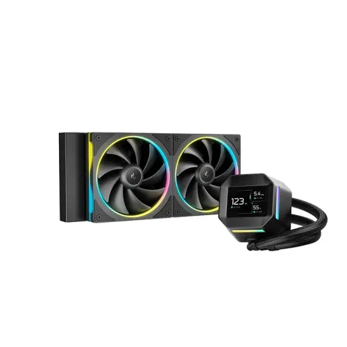 DeepCool LM240 240mm ARGB Liquid CPU Cooler With Display DeepCool LM240 240mm ARGB Liquid CPU Cooler With Display