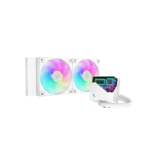 DeepCool LT240 WH ARGB 240mm AIO Liquid CPU Cooler DeepCool LT240 WH ARGB 240mm AIO Liquid CPU Cooler