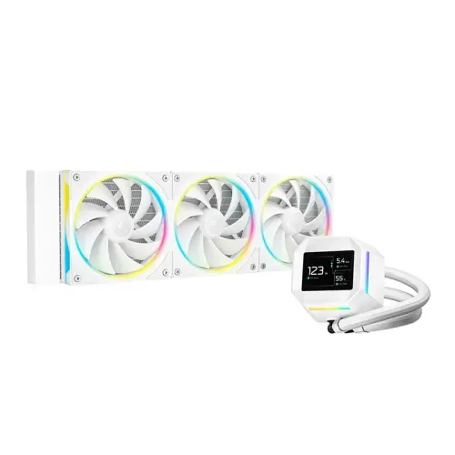 Deepcool LM360 WH ARGB 360mm Liquid CPU Cooler With Display Deepcool LM360 WH ARGB 360mm Liquid CPU Cooler With Display