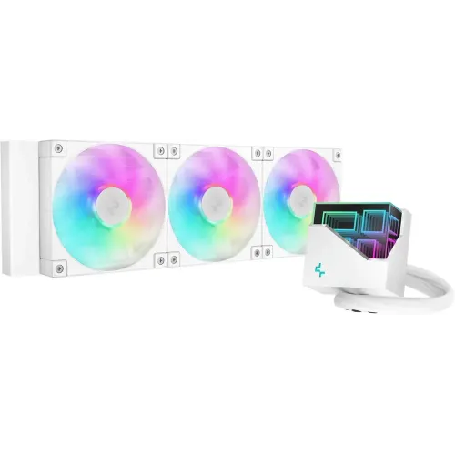 Deepcool LT360 ARGB 360mm AIO Liquid CPU Cooler White Deepcool LT360 ARGB 360mm AIO Liquid CPU Cooler White