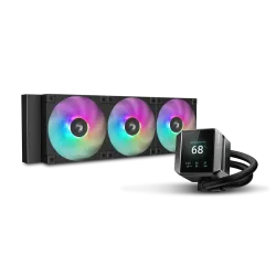 DeepCool MYSTIQUE 360 ARGB 360mm Liquid CPU Cooler with LCD Screen
