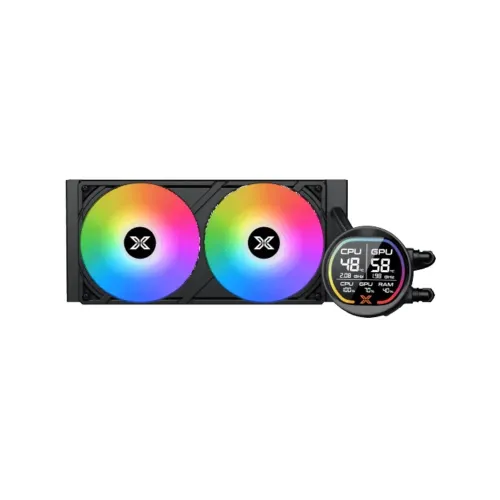 Xigmatek LK Pro 240 Digital 240mm ARGB Liquid CPU Cooler with Digital LCD Display