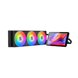 Xigmatek Connect Pro 360 ARGB AIO Liquid CPU Cooler with Digital Display Xigmatek Connect Pro 360 ARGB AIO Liquid CPU Cooler with Digital Display