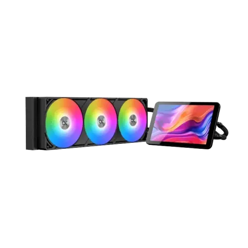 Xigmatek Connect Pro 360 ARGB AIO Liquid CPU Cooler with Digital Display