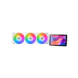 Xigmatek Connect Pro 360 Arctic ARGB Liquid CPU Cooler with 7″ Multi Display Xigmatek Connect Pro 360 Arctic ARGB Liquid CPU Cooler with 7″ Multi Display