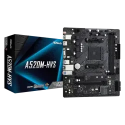 ASRock A520M-HVS AMD AM4 Micro ATX Motherboard ASRock A520M-HVS AMD AM4 Micro ATX Motherboard