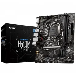 MSI H410M A Pro Intel 10th Gen Micro-ATX Motherboard MSI H410M A Pro Intel 10th Gen Micro-ATX Motherboard