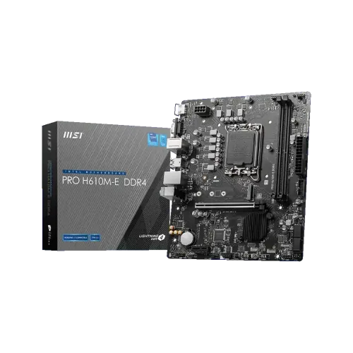 MSI PRO H610M-E DDR4 mATX Motherboard