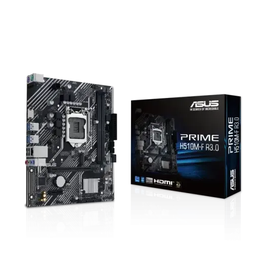 ASUS PRIME H510M-F R3.0 LGA1200 Micro-ATX Motherboard ASUS PRIME H510M-F R3.0 LGA1200 Micro-ATX Motherboard