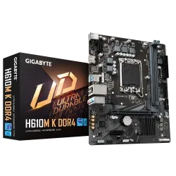GIGABYTE H610M K DDR4 Micro ATX Motherboard GIGABYTE H610M K DDR4 Micro ATX Motherboard