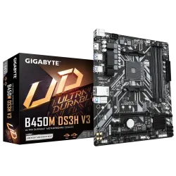 Gigabyte B450M DS3H V3 AMD AM4 Micro ATX Motherboard Gigabyte B450M DS3H V3 AMD AM4 Micro ATX Motherboard