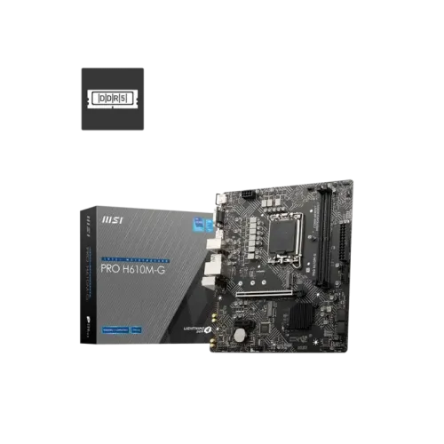 MSI PRO H610M-G DDR5 mATX Motherboard MSI PRO H610M-G DDR5 mATX Motherboard