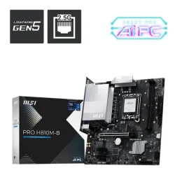MSI PRO H810M-B DDR5 LGA1851 mATX Motherboard MSI PRO H810M-B DDR5 LGA1851 mATX Motherboard