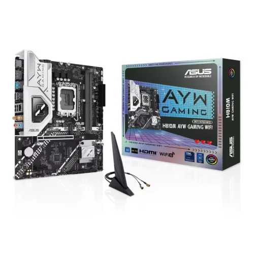 Asus H810M AYW GAMING WIFI LGA 1851 mATX Motherboard Asus H810M AYW GAMING WIFI LGA 1851 mATX Motherboard